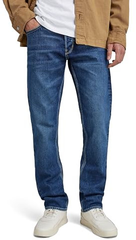 G-Star Homme Jean Mosa Straight, Bleu (faded atlantic ocean D23692-C052-G119), 32W / 32L
