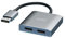 WJESOG Displayport to Dual Displayport Splitter Dual 4K@60Hz Resolution,DP to 2 Displayport Hub Multi Stream Transport Support 4K Resolution for Windows and Mac System