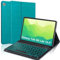 Keyboard Case for Samsung Galaxy Tab S6 Lite 10.4 Inch 2022/2020 Model (SM-P610/P613/P615/P619), 7 Colors Backlit & Detachable Wireless Bluetooth Keyboard & Slim Stand Cover with S Pen Holder, Green