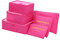Fxkoolr Packing Cubes 6 Set Travel Accessories Travel Luggage Packing Organizer Bags for Backpack Suitcases, Rose
