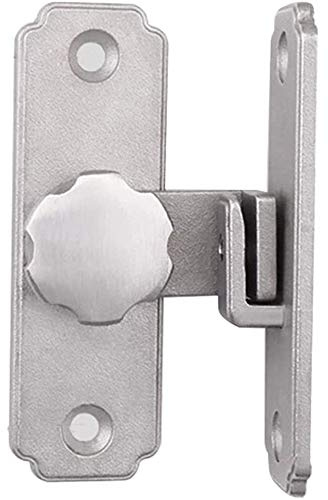 Serratura della porta, chiusura della porta, serratura con bulloni scorrevoli, chiusura a scatto con bullone a barilotto, chiusura di sicurezza in acciaio inossidabile, for la sicurezza domestica,A (