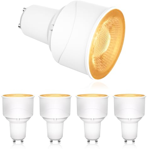 ezmyma Gu10 led warmweiss 12W,1440LM 120 Grad 3000K warmweiß Ersetzt 120W Halogen Leuchtmittel,Reflektorlampe GU10,Nicht Dimmbar,3 Stück