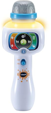 VTech - Micrófono Infantil Karaoke Canta Conmigo, Juguete para niños +2 años, Color Blanco, Versión ESP