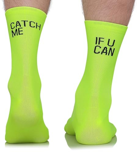 TODO Fahrradsocken Herren und Damen. Atmungsaktive Rennrad Socken. Fahrrad Socken Herren, Radsocken (Catch Me ZT, 43-46)