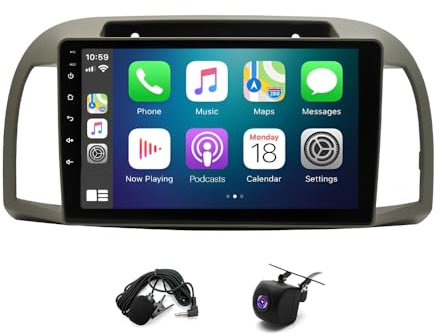 Radio para Coche Android 13, 2 DIN, navegación GPS, Compatible con Nissan MICRA 3 K12 2002-2009, Reproductor Multimedia con Pantalla táctil de 9 Pulgadas, Unidad Principal, Bluetooth, WiFi