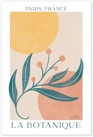 La Botanique - Paris, France Poster von Becky Thorns 20 x 30 cm Pastell Wandbilder Wanddeko