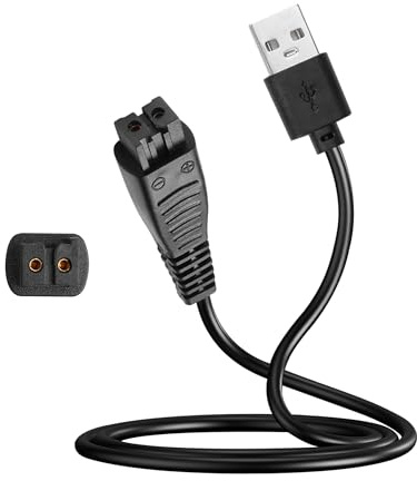 YAODHAOD 4.8V 5.4V USB Rasierer Ladekabel Kompatibel mit Panasonic | Rasierer Haarentferner Haarschneider für ES-LA63 ES-LA93 RE7-51 RE7-59 RE740 RE768 ES-LV95 Zahnbürste RC1-80