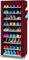 QHFTREX Schuhregal Mehrschichtiges Schuhregal Staubdichter Schuhschrank aus Vliesstoff Schuhschrank Aufbewahrungsschrank Schuhschrank (Farbe: Rot) powerfully