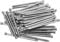 sourcing map Finishing Nails 100pcs 50mm 2 Inch Hand-Drive Hardware Carbon Steel Nail Lost Head Nail
