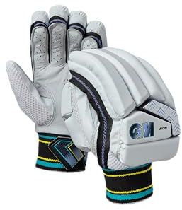 Gunn & Moore GM | Cricket Batting Gloves | Aion | Lightweight Back of Hand Design | Calf Leather Palm |1 Pair
