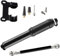 Bike Pump,Aluminum Alloy Portable Mini Bicycle Tire Pump,Compatible with Universal Presta and Schrader Valve Bicycle Pump,Ball Pump Needle/Frame Mount