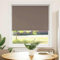 vidaXL Estor Enrollable Opaco Color Café 100x130 cm Tela Ancho 95,7cm, Estor día y Noche, Estor de Cocina, Estor Opaco Enrollable, Estor Opaco