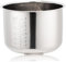 Sirxlevcy Olla Interior de Acero Inoxidable Antiadherente de 5 L, con Báscula, para Olla Arrocera, Incluye 1 Revestimiento Interior, Plateado