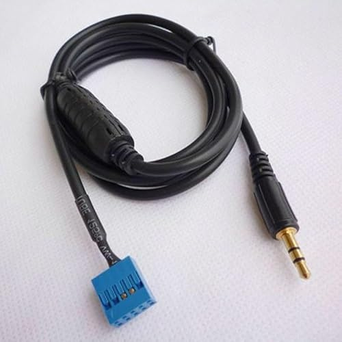 AugustknowU 150 cm AUX-Eingangsmodus-Adapter für BMW E46 (98 06), praktischer Stecker-Schnittstellenanschluss