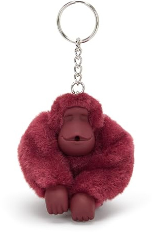 Kipling MONKEYCLIP M Medium monkey keyhanger, Monkeys/Keyhangers, Lounge Wine (Red)