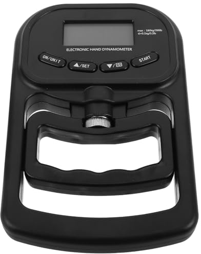 NOLITOY Dinamometro Manuale Ricaricabile per Forza di Presa 180 Kg con Display Lcd Digitale, Misuratore di Forza della Mano Portatile per Allenamento Sportivo e Fisioterapia