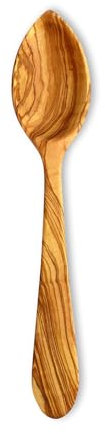 Justa La Fusta | Cuchara Cocina | Madera De Olivo Clásica y Resistente (28x5,5Cm) | Utensilios Artesanales Hechos En España | Para Hogar Y Cocina Natural