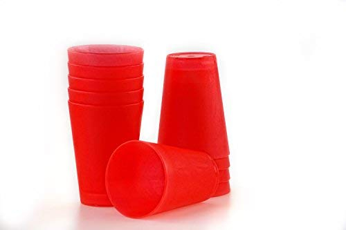 S&S-Shop 25 bicchieri in plastica 0,4 l – rosso – bicchieri riutilizzabili / bicchieri per feste / bicchieri
