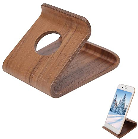 Fydun Support de Tablette en Bois support de téléphone Portable pour Tablette de Bureau support Universel pour téléphone Portable pour Tablette PC(#2)