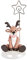 NICI Fotohalter Rentier Jonte Polyresin