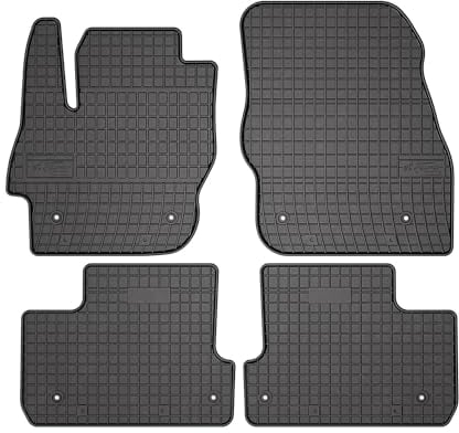 OMAC Gummi Fußmatten für Mazda 3 II 2010-2014 Automatten Gummi Schwarz 4tlg