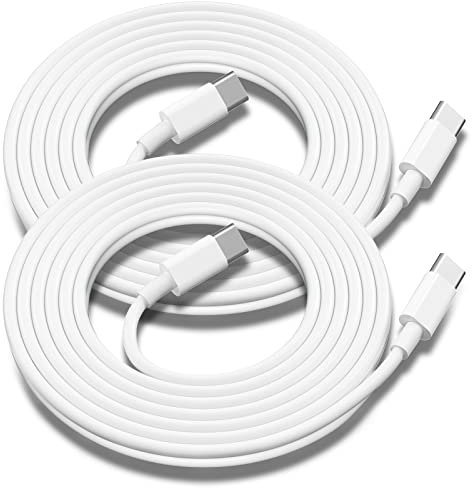 USB C to USB C Charging Cable for Apple 2Pack 10ft, Long Type C to C Fast Charger Cord for iPhone 16 E/17/Air/15/Pro/Plus/Pro Max, for MacBook Pro/Air, for iPad Pro12.9/11in,Air 4/5,Mini 6/7 60W