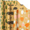 MAYPLUSS Geschenkpapierrolle, Kraftpapier, Mini-Rolle, 43,2 x 304,8 cm, pro Rolle, Frucht/Kaktus/Igel-Design (42,3 m²)