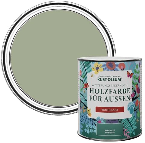 Rust-Oleum Green Mould-Resistant Garden Paint In Gloss Finish - Bramwell 750ml