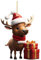 Weihnachtsbaum Deko Weihnachtshirsch Acryl Deko Weihnachten Lustige Weihnachtskugeln Weihnachtsbaum Basteln Weihnachten Baumkugeln Christbaumschmuck Weihnachtsschmuck Christbaumkugeln (B, One Size)