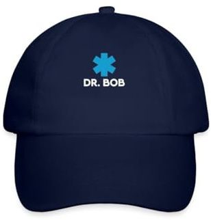 Spreadshirt Dr. Bob Baseballkappe Lustiges Karneval & Fasching Accessoire