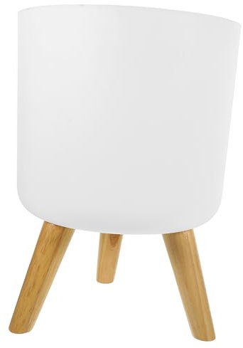 BESPORTBLE Pot De Fleurs Moderne sur Support en Bois Grand Format pour Intérieur Décoration De Maison avec Pieds
