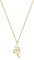 Jenosy Schlange Gold Ketten Damen 14K Vergoldet Charm Halskette Anhänger mit Cubic Zirconia Handmake Hypoallergene Ketten für Frauen