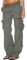 Pantaloni Cargo da Donna Pantaloni Larghi da Donna Pantaloni Sottili Svasati a Gamba Larga Estivi Autunno 2025, S-639 Grigio, S