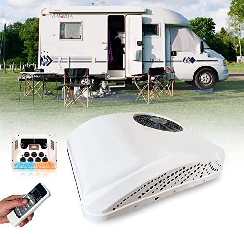 AYUE Klimaanlage 2 in 1 DC RV Dachklimaanlage RV mit Kühlung und Heizung Elektrische Parkklimaanlage Wohnmobil Klimaanlage für Autos RV LKW
