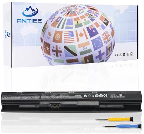 ANTIEE N750BAT-4 Laptop Batterie Pour Clevo N750WU N751WU N750BU N751BU N770WU B1511 Schenker Slim 15-L17 17-L17 Tuxedo Book BM1507 N750S-31C00 6-87-N750S-4EB1 6-87-N750S-4EB2 6-87- 31Wh 14.4V