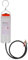 MOTO4U Réservoir de carburant auxiliaire universel pour moto - Kit d'outils de réparation de réservoir de gaz - Réservoir de carburant auxiliaire de 1000 ml avec tuyau de carburant et valve de coupe.