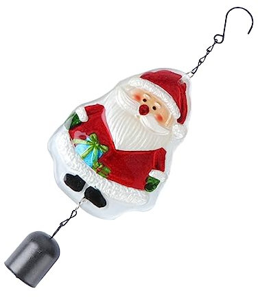 KITANDOVE 1Stk Schmiedeeiserne Windspiele Glocken für das Handwerk Schneemann-Windglocken weihnachtsdeko weihnachtsbaumdeko Weihnachtsglasglocken Windspiel weihnachtliche hängende anhänger