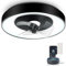 Aigostar - Ventilador de Techo con Luz Inteligente, Compatible con Alexa, 40W, 4400LM, 2700K-6500K Regulable, Lampara Ventilador Techo con Mando a Distancia y Gateway, 6 Velocidades, 50CM