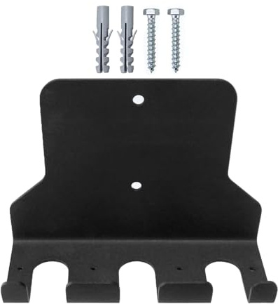 Gym Langhantel Aufbewahrungsregal, Wandmontierte Vertikale Halterung, Heavy Duty Stahl Fitness Bar Halter mit Sicherer Halterung, Home Garage Workout Training Verwendung für und Kraftübungen