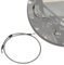 JFG RACING 130cm Motorrad Bremsschlauch,Motorrad Stahlflex Bremsleitung Hydraulische Bremsleitung Vorne und Hinten für Pit Bike Dirt Bike Enduro Motocross ATV Quad-Silber