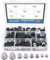 Glarks 320 pcs en acier inoxydable en néoprène soutenu EPDM reconstitué Rondelles Assortiment kit travail pour # 4/# 5/# 6 Vis