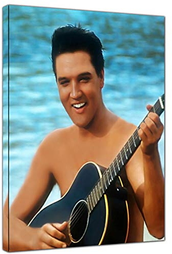 artsprints Leinwandbild, Elvis Presley Hawaii, gerahmt, 30,5 x 20,3 cm, 18 mm tief