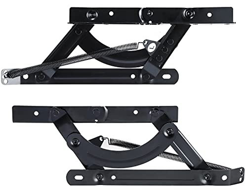 NATGAI Sofa Couches Bed DIY Adjustable Spring Mechanism Futon Hinge Hardware Triple Click Hinge Hardware for Sleeper Sofa Bed Furniture