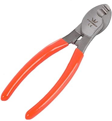 TOPWAY Pinces Coupe-Câbles Coupe Câbles à Dénuder 150mm (6), Pince Coupante Robuste pour Fils de Cuivre en Aluminium 417315
