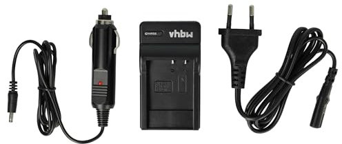 vhbw Ladegerät kompatibel mit Sanyo Xacti VPC-CA9, VPC-CG6, VPC-CG65, VPC-CG9, VPC-E6 EX, VPC-E7 Kamera Camcorder Action Cam-Akku - Ladeschale