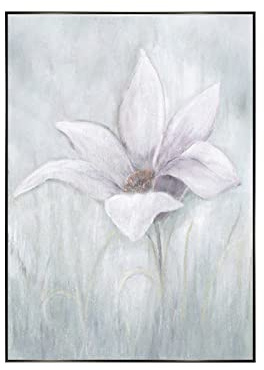 Handgemalte Leinwand Bilder,Leinwand Kunst Wand Licht Lila Blumen Nordic Vertikale Kunstwerk Spachtel Strukturierte Rahmenlose Coole Gemälde Große Größe Wohnkultur Für Wohnzimmer Korridor,150X2