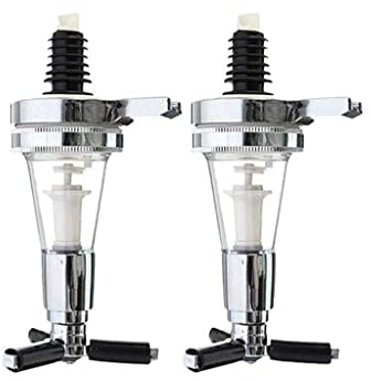 2 Pieces Bar Optic Spirit Measure,Replacement Nozzle Shot Dispenser Cocktail Dispenser fit for Bar Revolving Liquor Caddy Bottle Holder Party Tools (25ml)