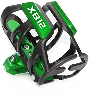 Motorradzubehör Für Buell 1125R 1125CR XB12R XB12Ss XB12Scg Ulysses XB12XT XB9 Alle Modelle Motorrad CNC Getränke Wasserflasche Getränkehalter (Farbe : Grün)