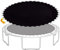 Fukamou Trampolin Sprungtuch Ø 305 cm Mit 56 Ösen | Sprungtuch Für Gartentrampolin | Garten Sprungmatte Ersatzte | Trampolinzubehör