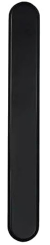 Black uPVC Door Handle Blank Plate French Doors Blanking Handle PVC 210mm Screw Centres